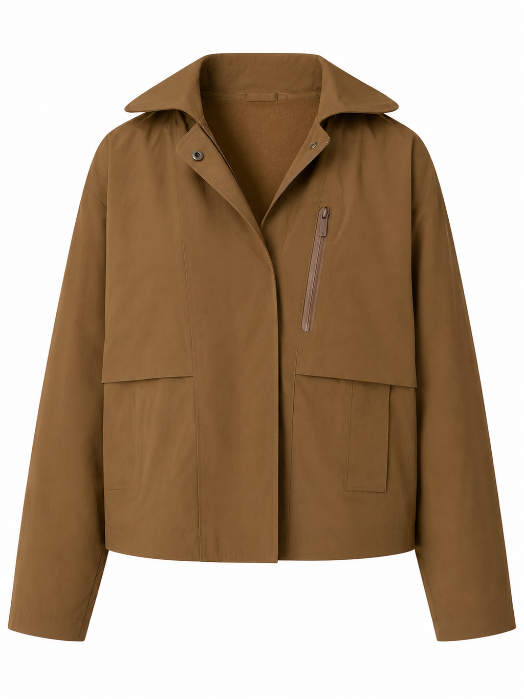 Lululemon Waterproof Cropped Trench Coat | Deep Artifact | Size 4 | Pre-Loved