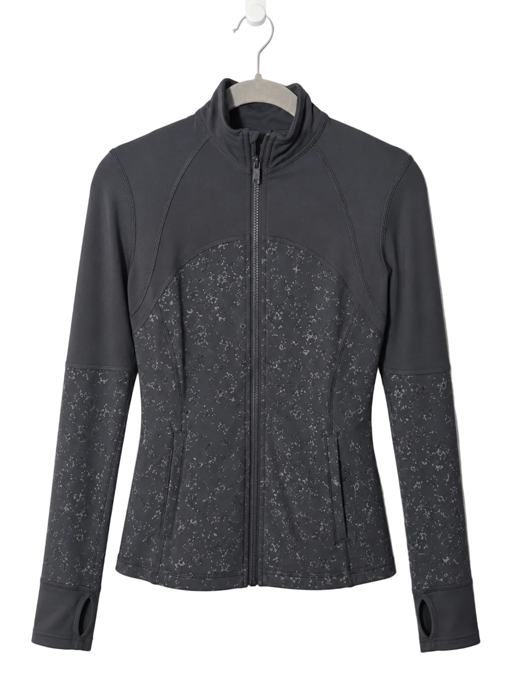 Lululemon Define Jacket | Luminesce Splatter White Black | Size 8 | Pre-Loved