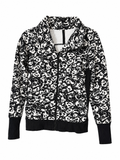 Lululemon Cozy Cuddle Up Jacket | Fleur Sombre Black & White | Size 4 | Pre-Loved
