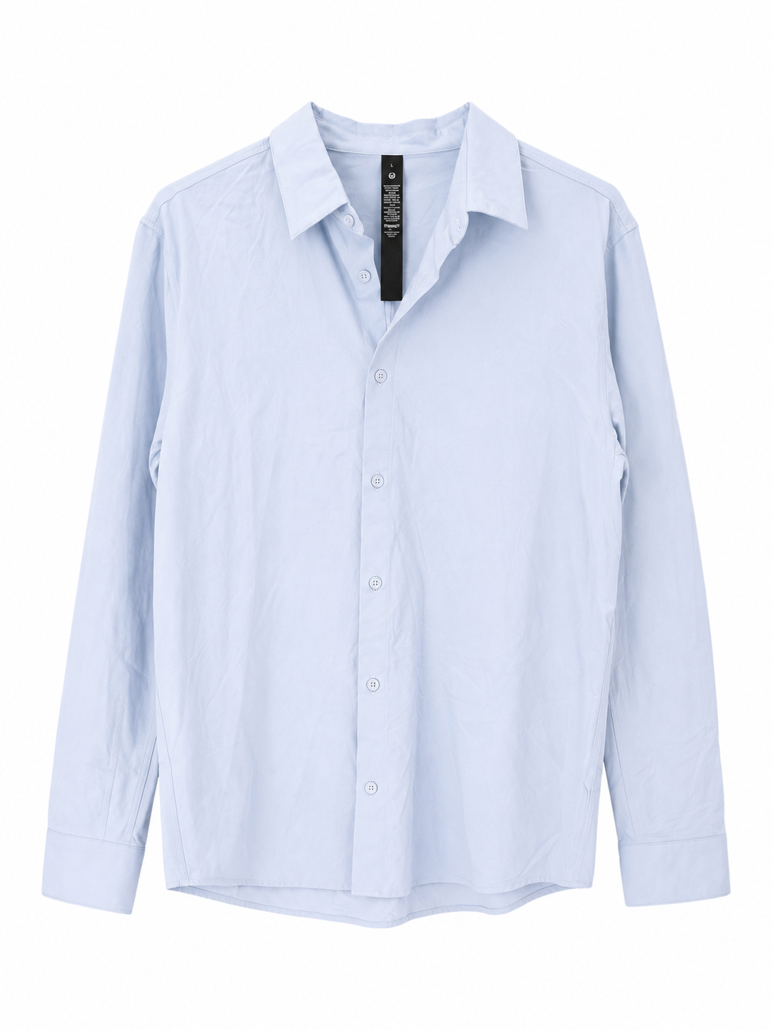 Lululemon New Venture Classic-Fit Long-Sleeve Shirt | Light Blue | L | Pre-Loved
