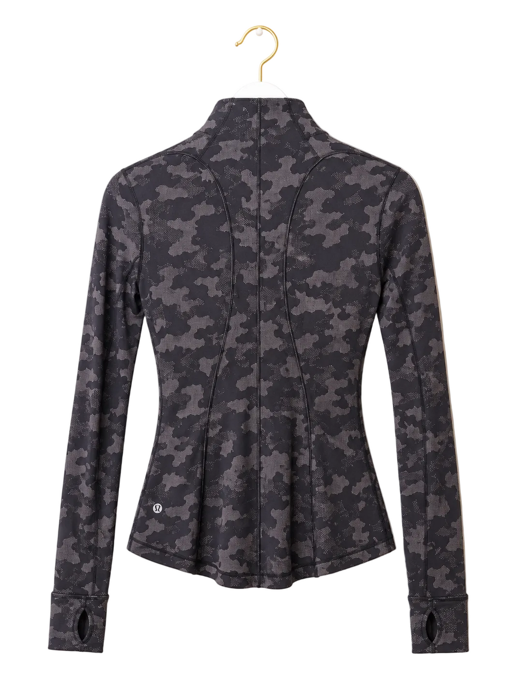 Lululemon It’s Rulu Run Half-Zip | Liquidize Camo Duo Jacquard Vapor Gull Grey | Size 4| Pre-Loved