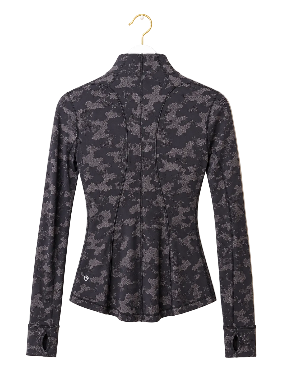 Lululemon It’s Rulu Run Half-Zip | Liquidize Camo Duo Jacquard Vapor Gull Grey | Size 4| Pre-Loved