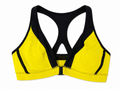 Lululemon Front-Close Racerback Sports Bra | Yellow & Black | Pre-Loved