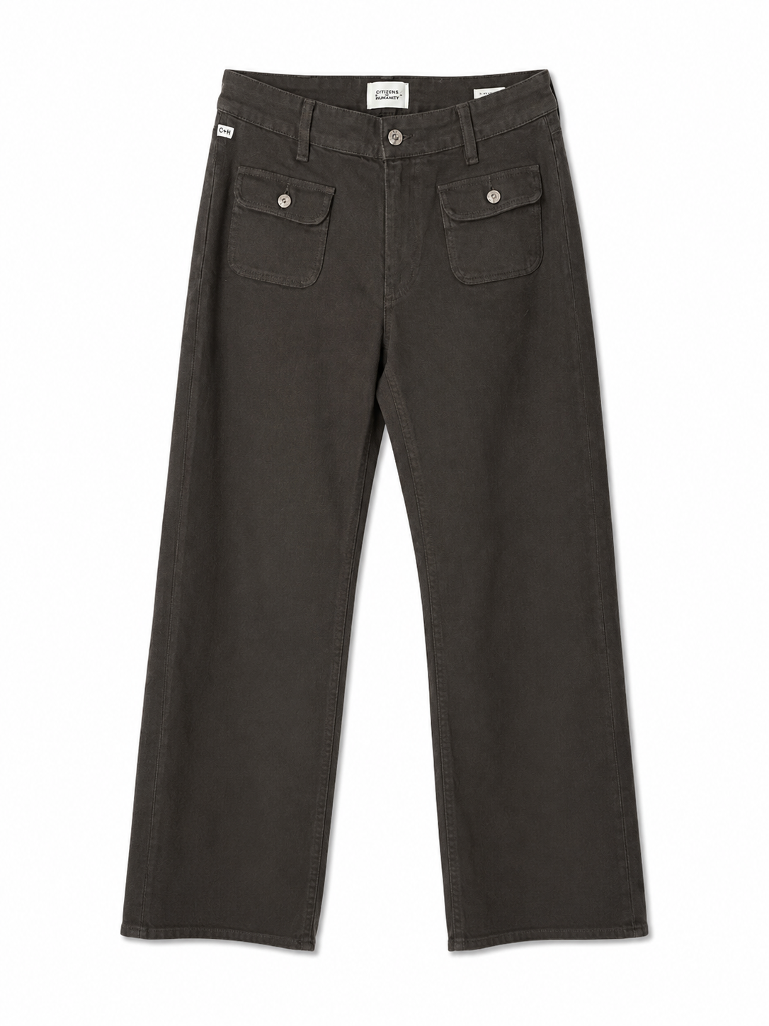 Citizens of Humanity Utility Straight Leg Jeans | Washed Black | Size 24