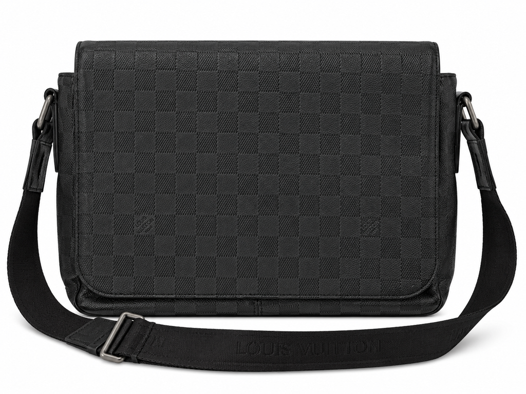 Louis Vuitton District MM Messenger Bag | Damier Graphite | Black | Pre-Loved