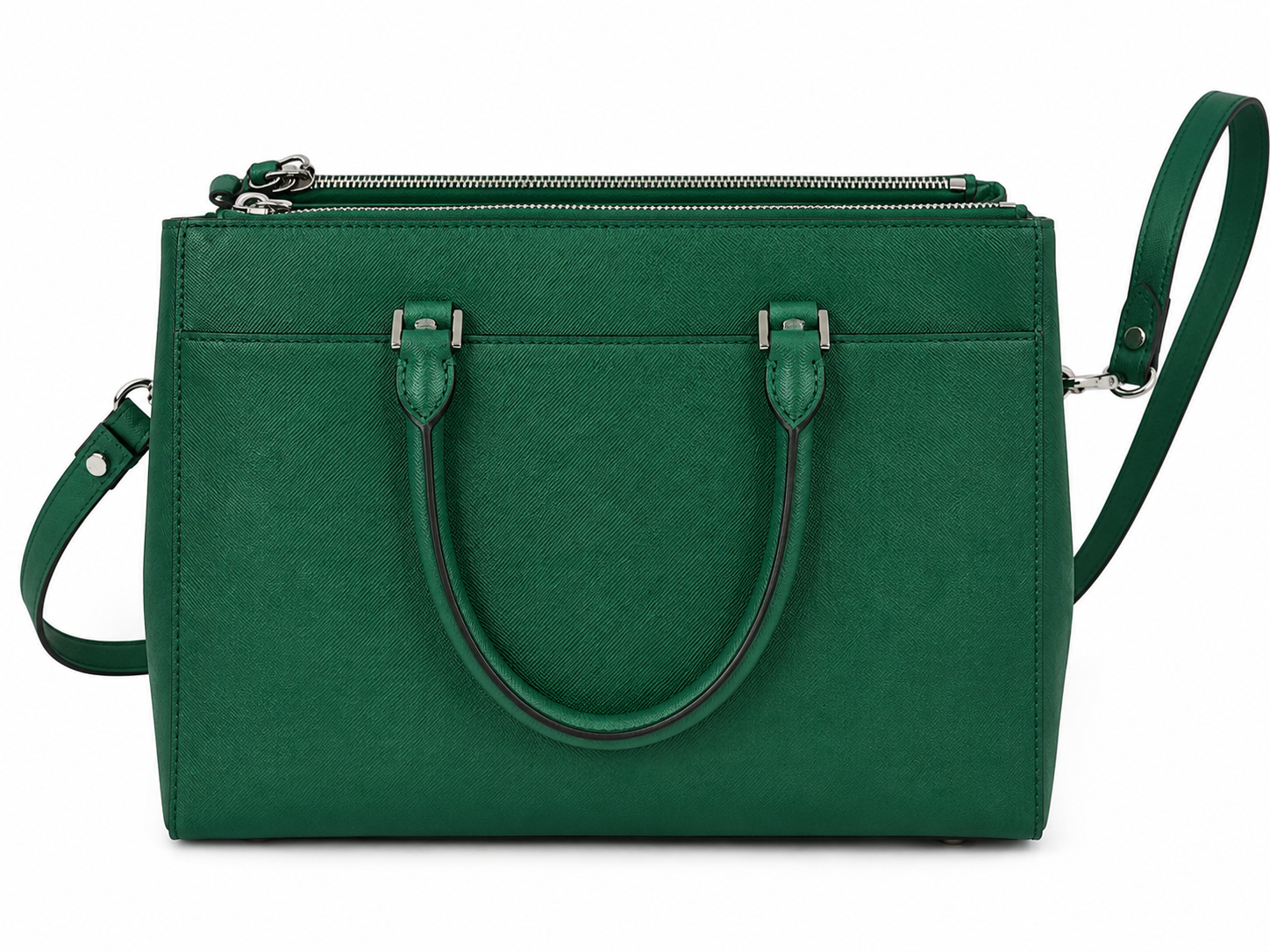 MCM Green Leather Medium Tote Bag | Convertible Shoulder & Crossbody| Preloved