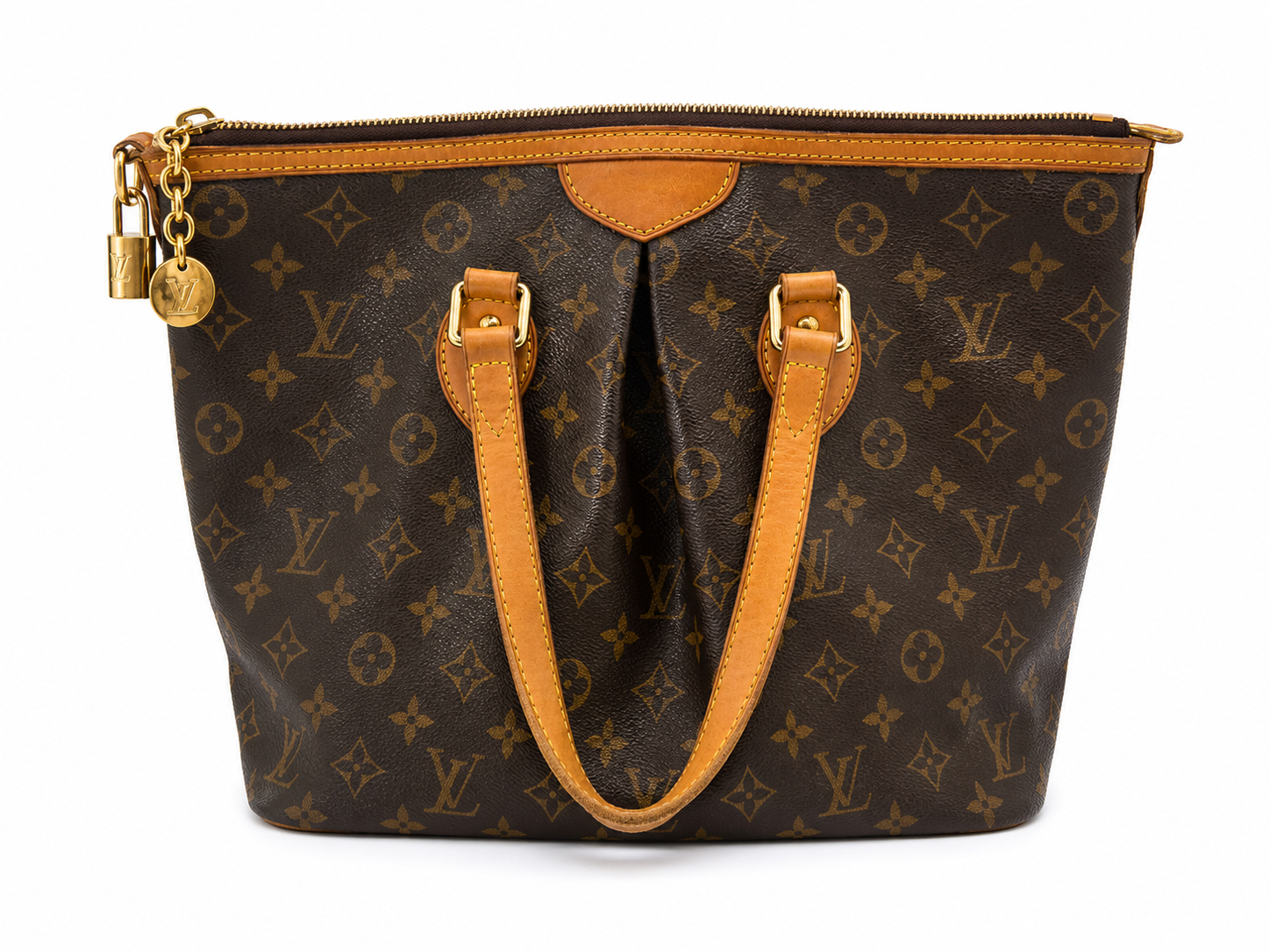 Louis Vuitton Monogram Palermo PM Tote Bag with Lock & Charm – Made in France| Preloved