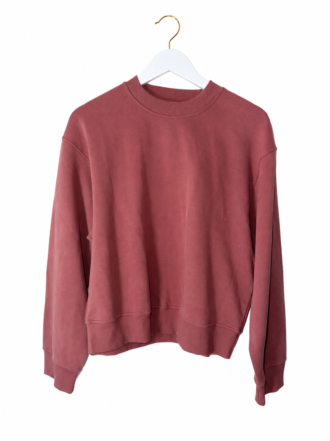 Lululemon W Steady State Oversized Crew Sweatshirt – Red Merlot – Size Small – New With Tags