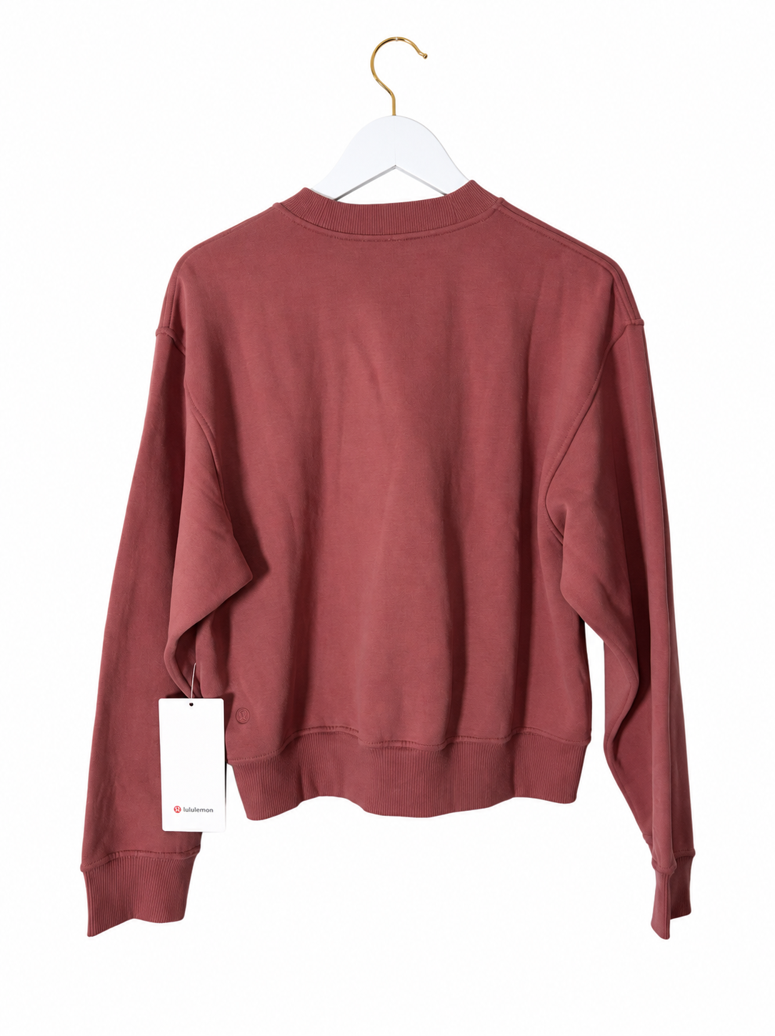 Lululemon W Steady State Oversized Crew Sweatshirt – Red Merlot – Size Small – New With Tags