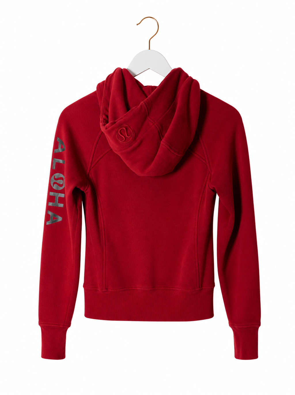 Lululemon (RARE HAWAII EXCLUSIVE) Scuba Full-Zip Hoodie – Red – Size 2 – Pre-Loved